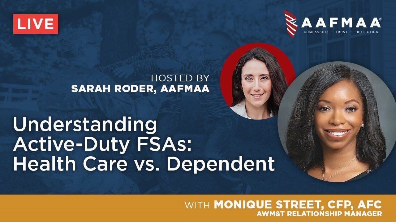 Monique Street from AWM&T chats with Sarah Roder from AAFMAA about the new 2025 Active Duty Health Care FSA.