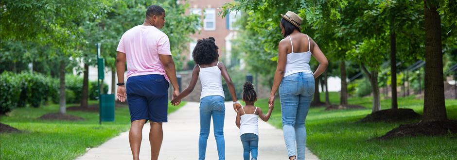 family holding hands